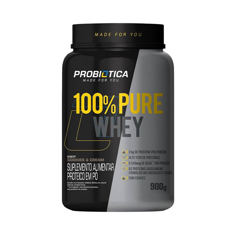 100% Pure Whey 900g - Probiótica