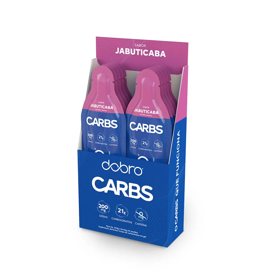 Carbs Gel Dobro (Display 10 sachês 30g)