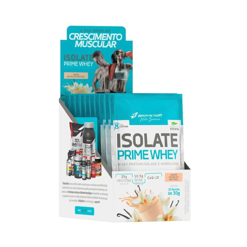 Isolate Prime Whey 30g 10 sachês - BodyAction