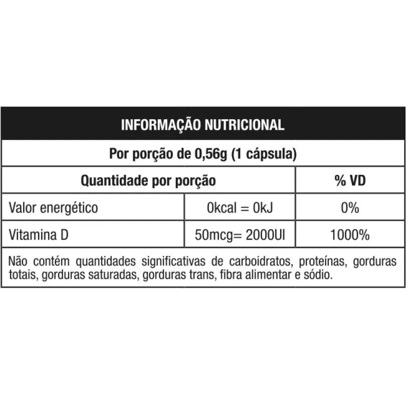 Vitamin D3 2000UI 60 caps - Nutrata