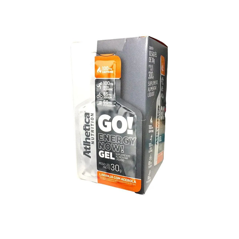 GO Energy Now Gel 30g 10 sachês - Atlhetica Nutrition