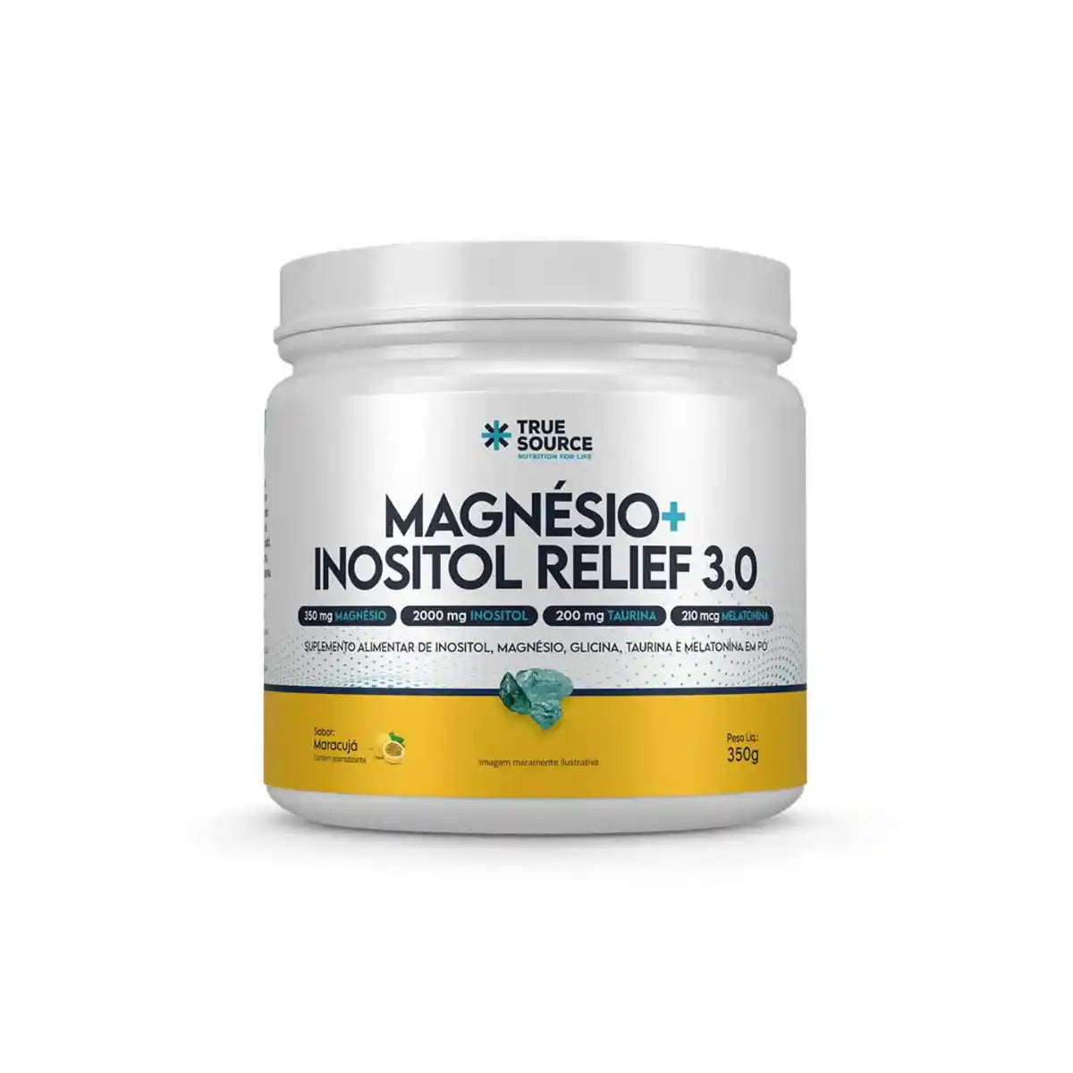 Magnésio + Inositol Relief 3.0 350g - True Source