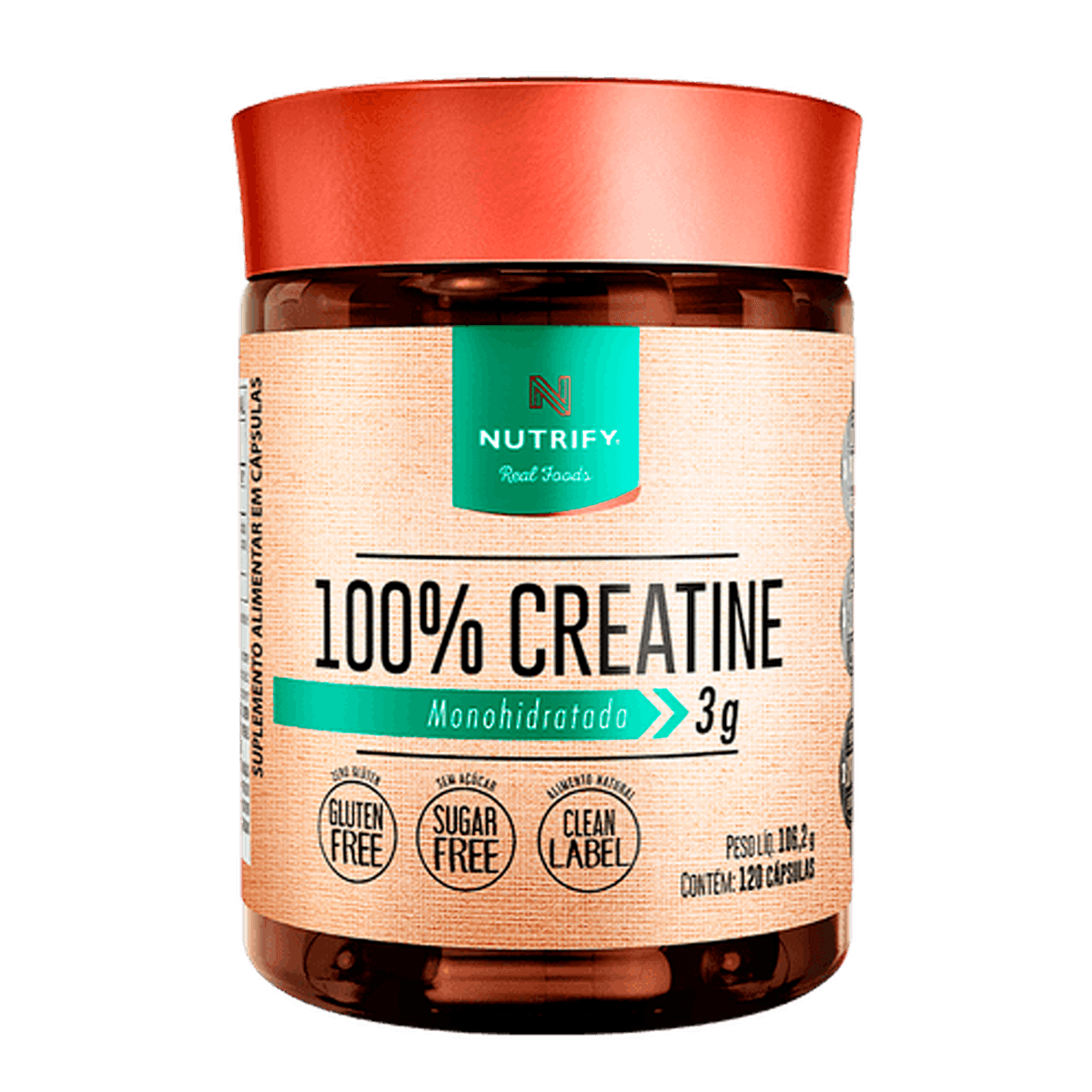 100% Creatine (120 caps) - Nutrify