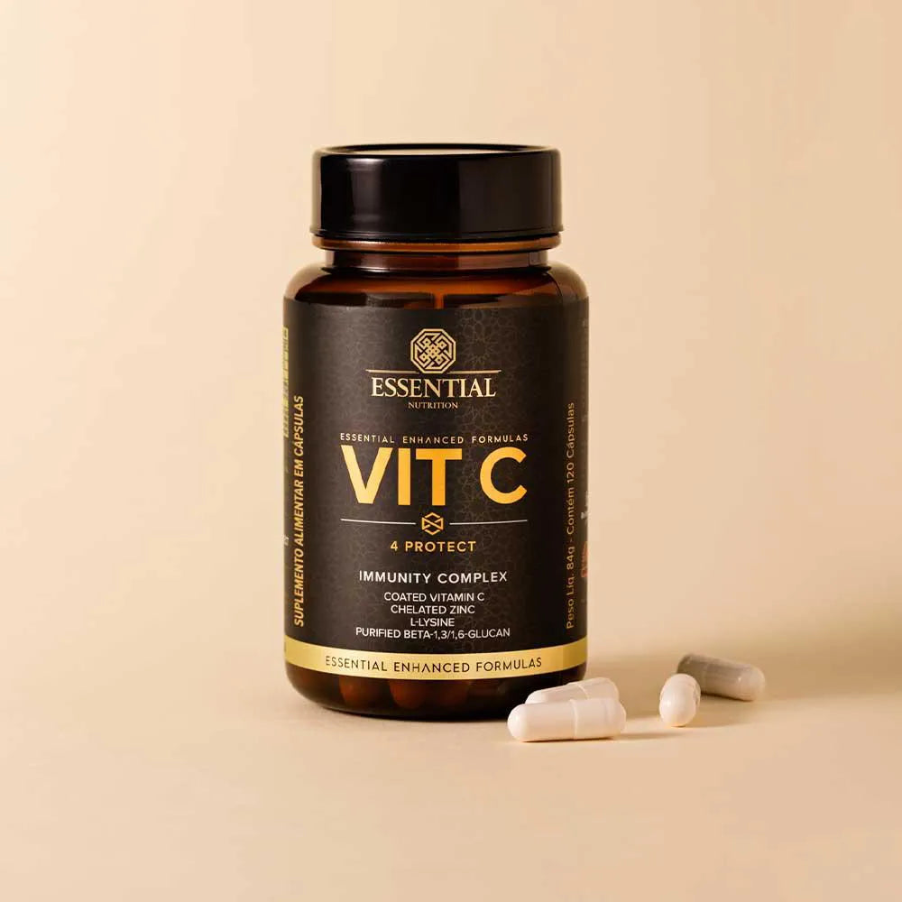 Vit C 4 Protect 180 cápsulas - Essential Nutrition