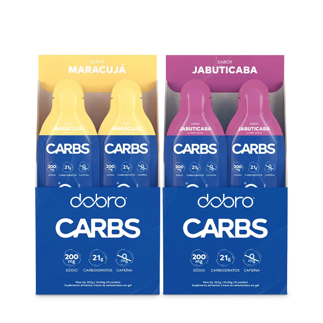 Carbs Gel Dobro (Display 10 sachês 30g)