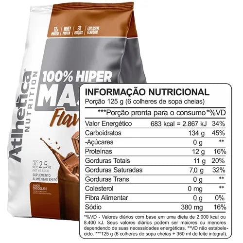 100% Hiper Mass Flavour 2,5kg - Atlhetica Nutrition