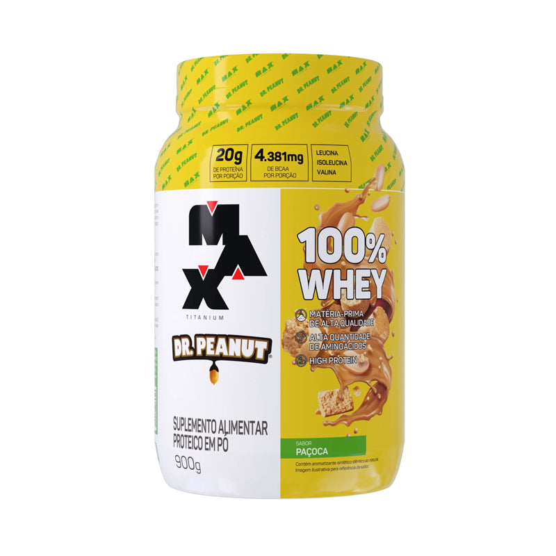 100% Whey Dr. Peanut 900g - Max Titanium