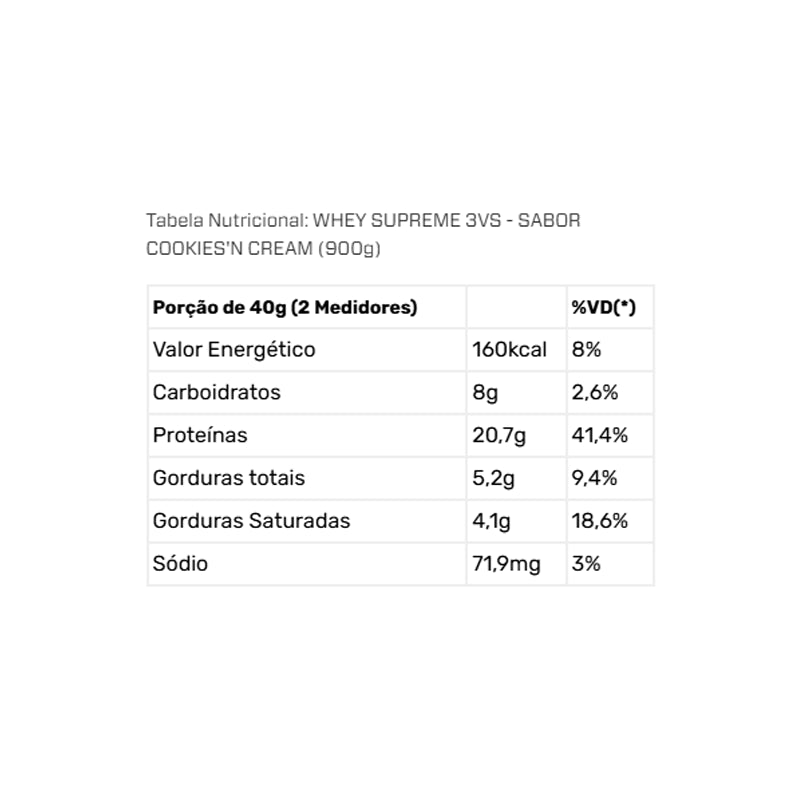 Whey Supreme 900g - 3VS