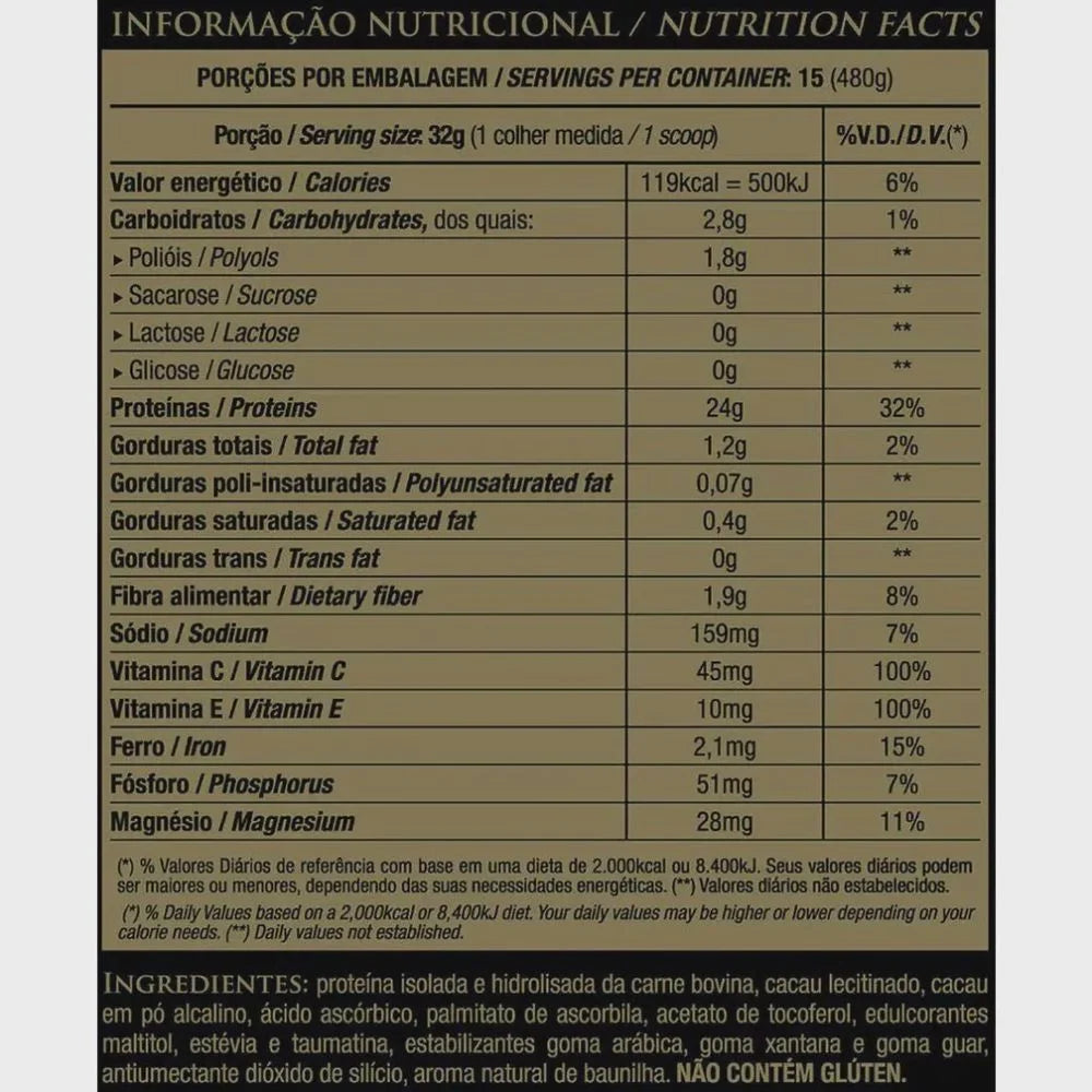 Beef Protein Hydrolyzed 480g - Essential Nutrition
