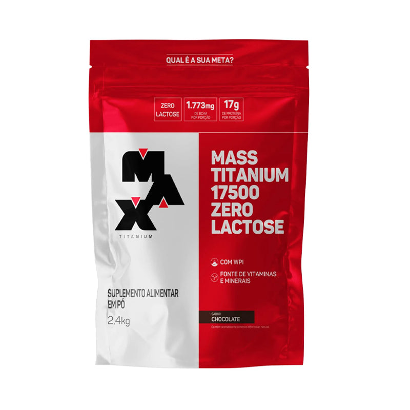 Mass Titanium 17500 Zero Lactose 2,4kg - Max Titanium