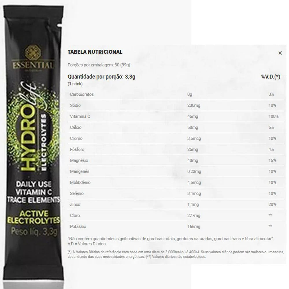 Hydrolift Electrolytes 30 sticks - Essential Nutrition