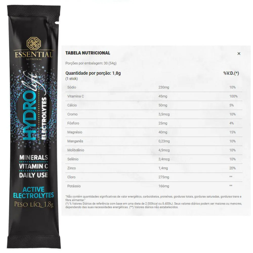 Hydrolift Electrolytes 30 sticks - Essential Nutrition