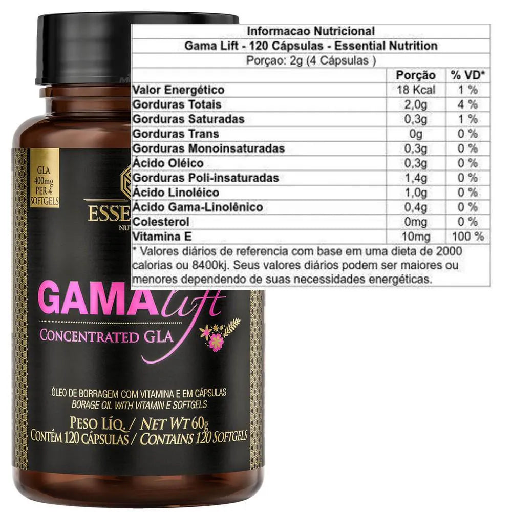Gamalift 120 cápsulas - Essential Nutrition