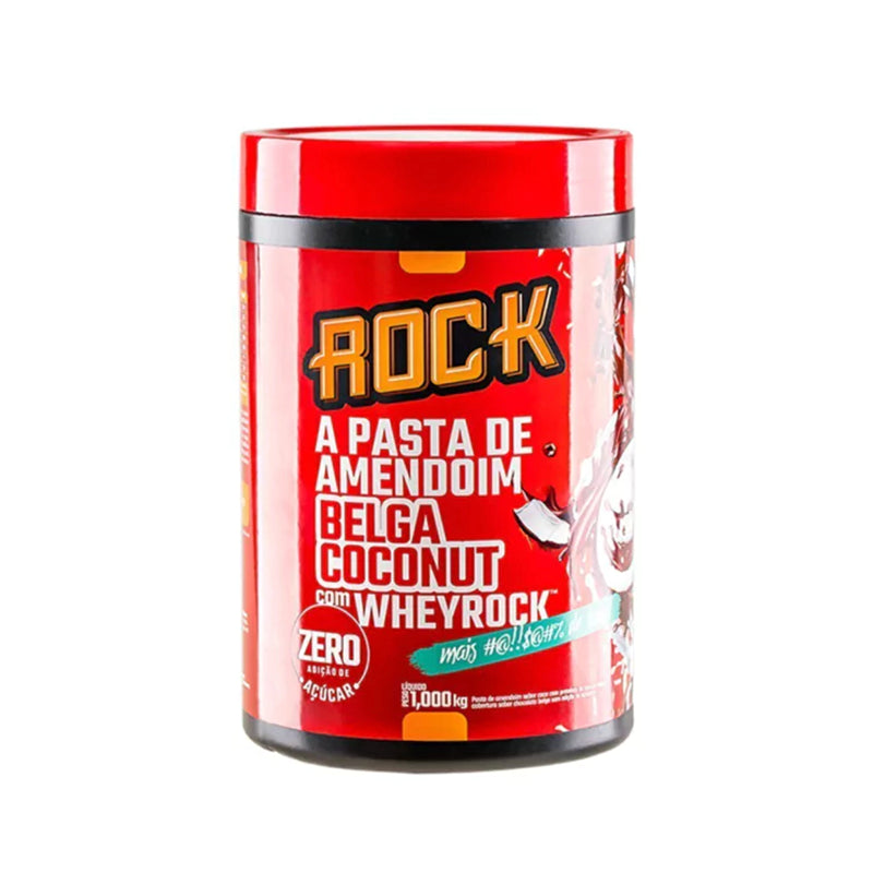 Pasta de Amendoim Whey Rock 1kg - Rock
