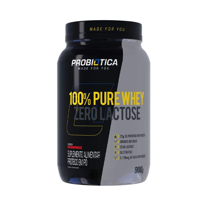 100% Pure Whey Zero Lactose 900g - Probiótica