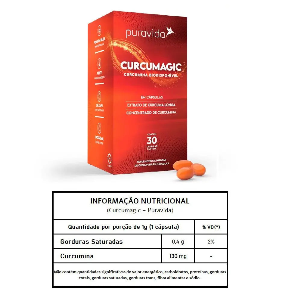 Curcumagic 30 cápsulas – Puravida