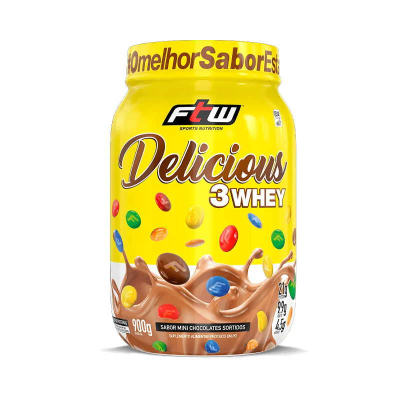 Delicious 3Whey 900g - FTW Sports Nutrition