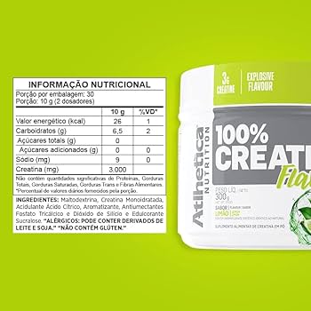 100% Creatine Flavour 300g - Atlhetica Nutrition
