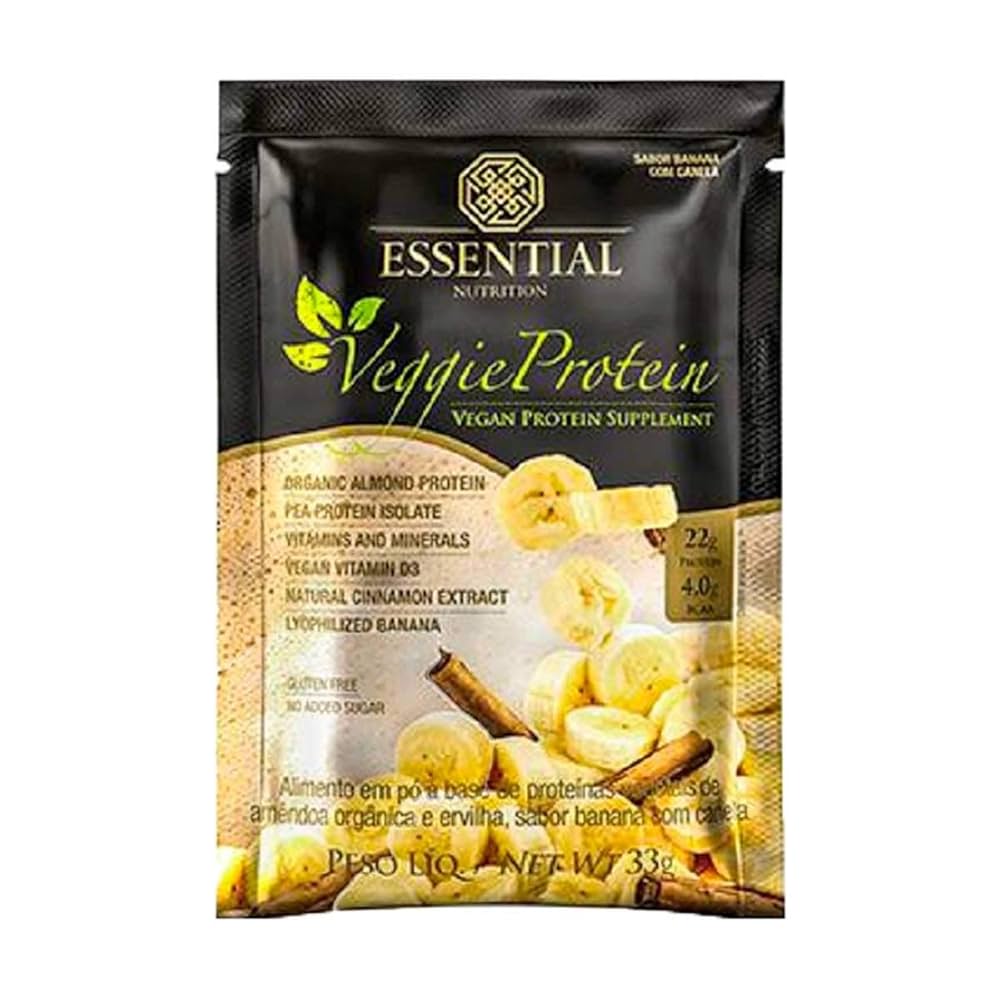 Veggie Protein 33g 14 Un - Essential Nutrition