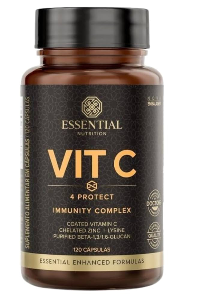 Vit C 4 Protect 120 cápsulas - Essential Nutrition