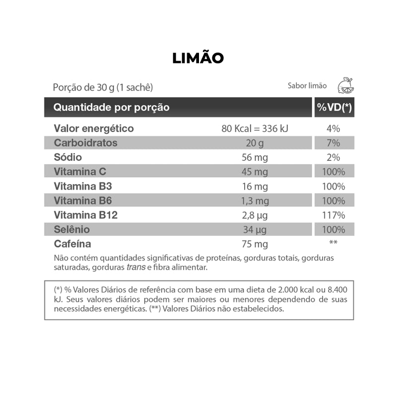 Endurance Caffeine Gel 30g 12 Un - Vitafor