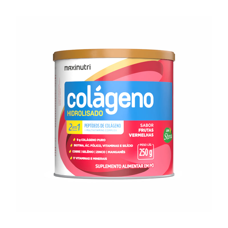 Colágeno Hidrolisado 2 em 1 ZERO 250g - MaxiNutri