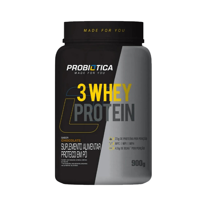3 Whey Protein 900g - Probiótica
