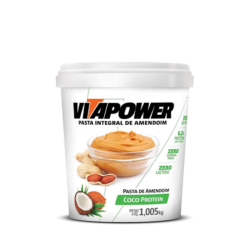 Pasta de Amendoim Sabores Naturais 1,005kg - Vita Power