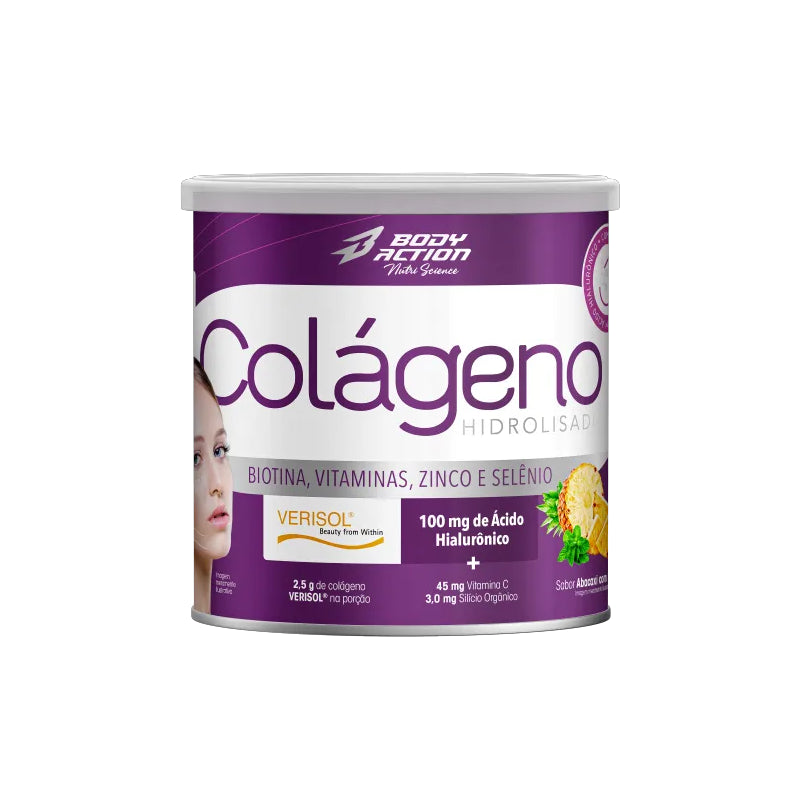 Colágeno Verisol com Ácido Hialurônico 200g - BodyAction