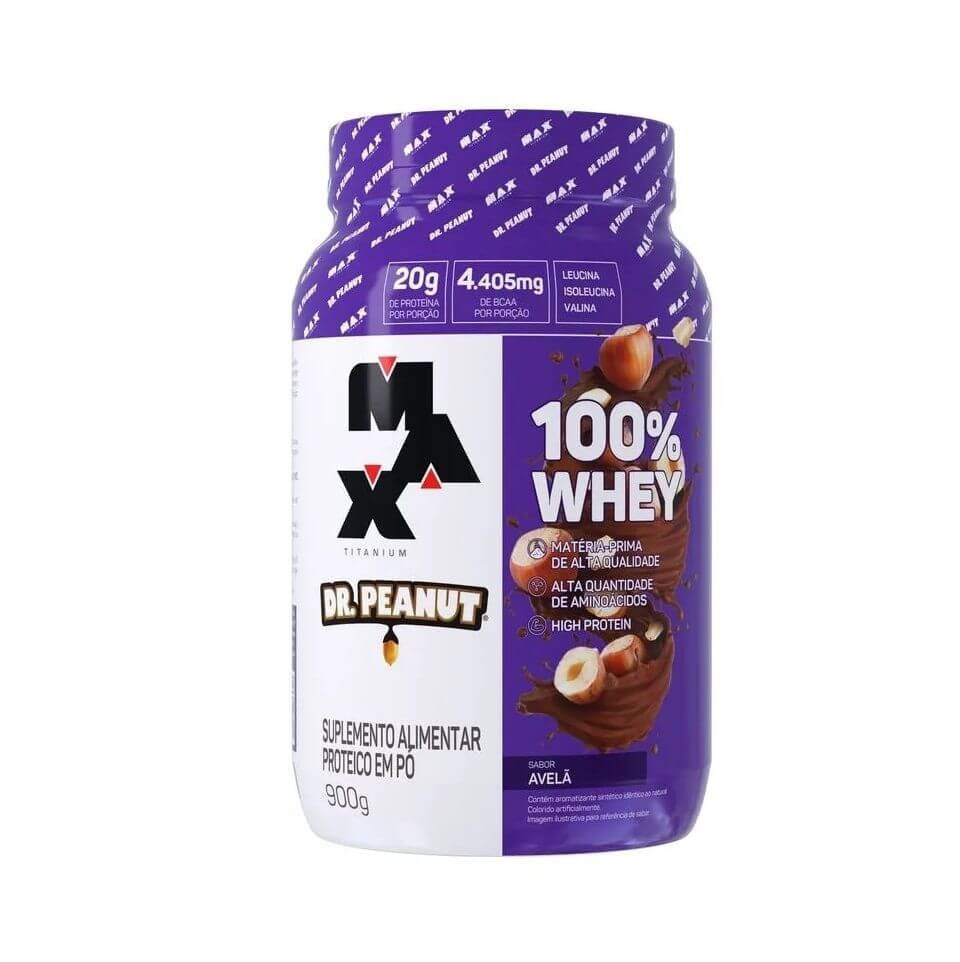 100% Whey Dr. Peanut 900g - Max Titanium