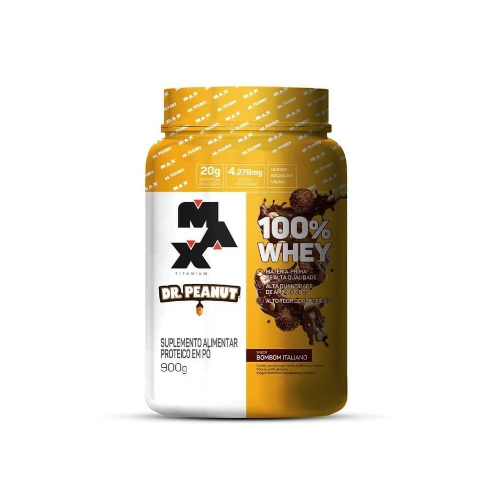 100% Whey Dr. Peanut 900g - Max Titanium