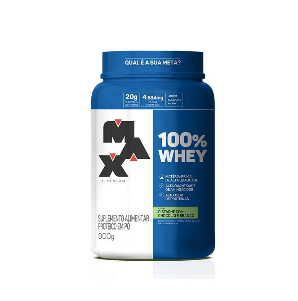 100% Whey 900g - Max Titanium