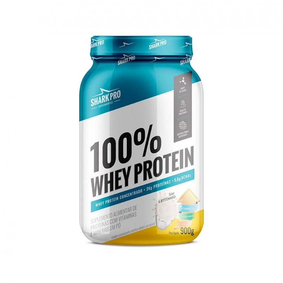 100% Whey Protein (900g) - Shark Pro