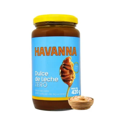 Pote de 420 g de Doce de Leite Havanna Zero