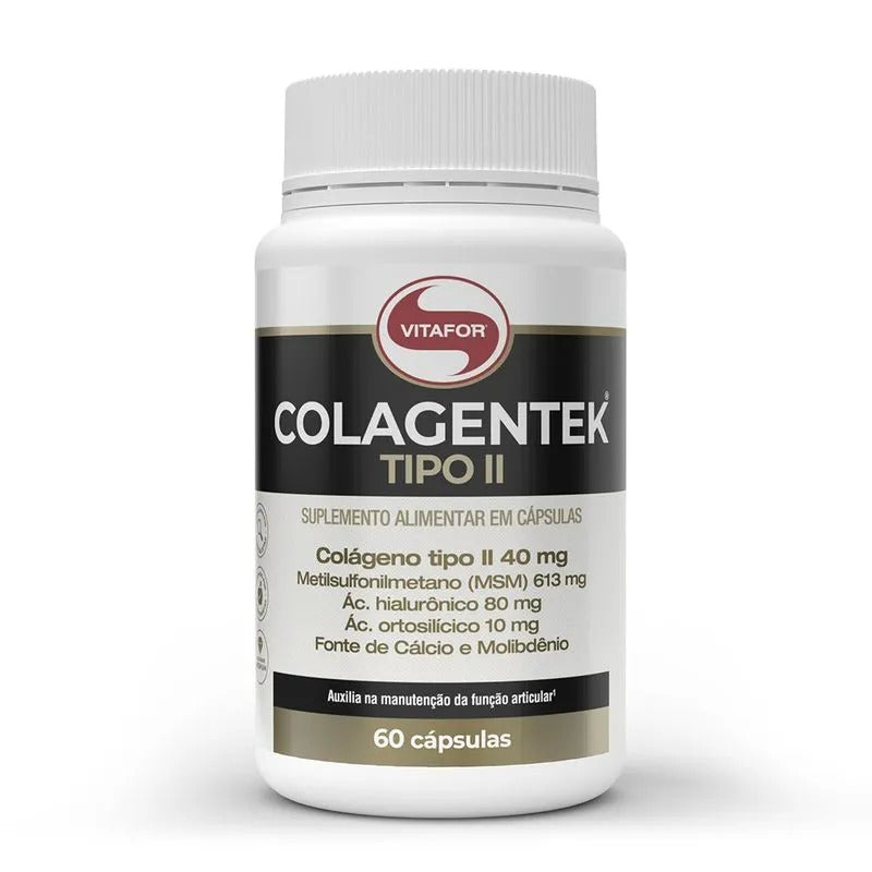Colagentek Tipo II 613mg (120 caps) - VitaFor