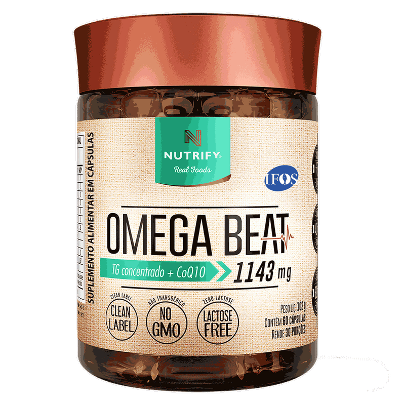 Ômega Beat (60 caps) - Nutrify