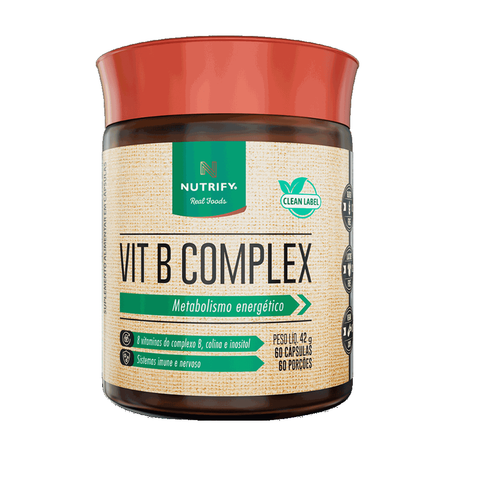 Vit B Complex (60 caps) - Nutrify