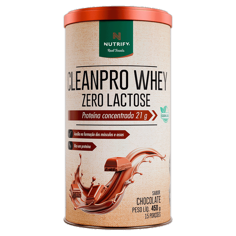 CleanPro Whey - Zero Lactose (450g) - Nutrify