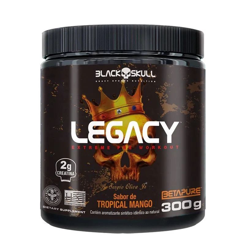 Legacy XTreme Pre Workout (300g) - Black Skull