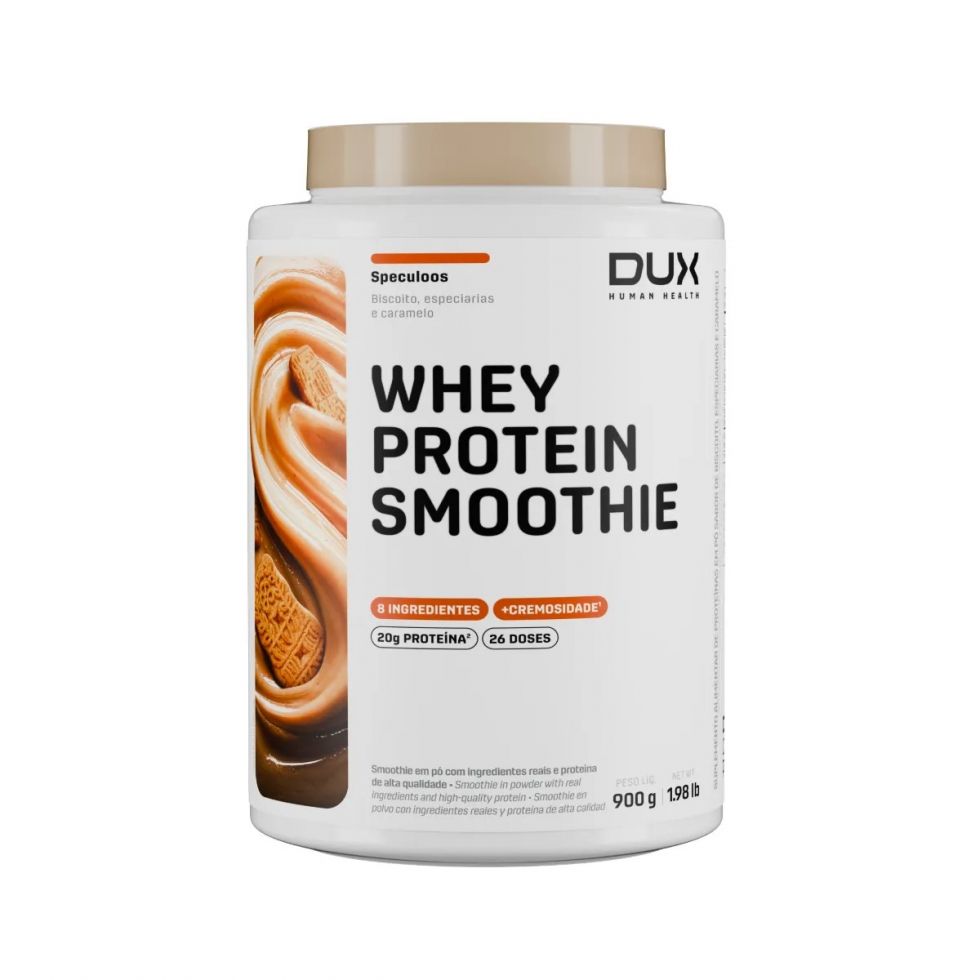 Pote de Whey Protein Smoothie 900 g da Dux Human Health