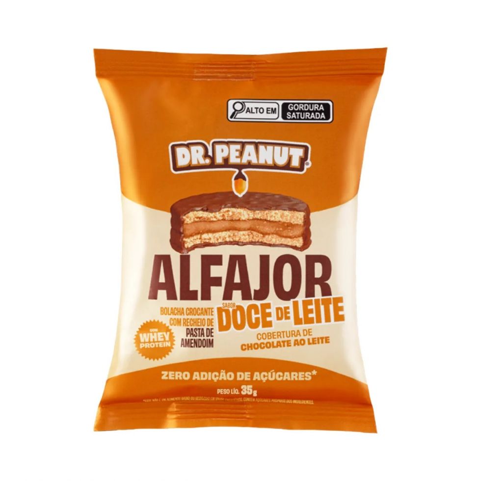 Alfajor Dr. Peanut de 35 g na embalagem individual