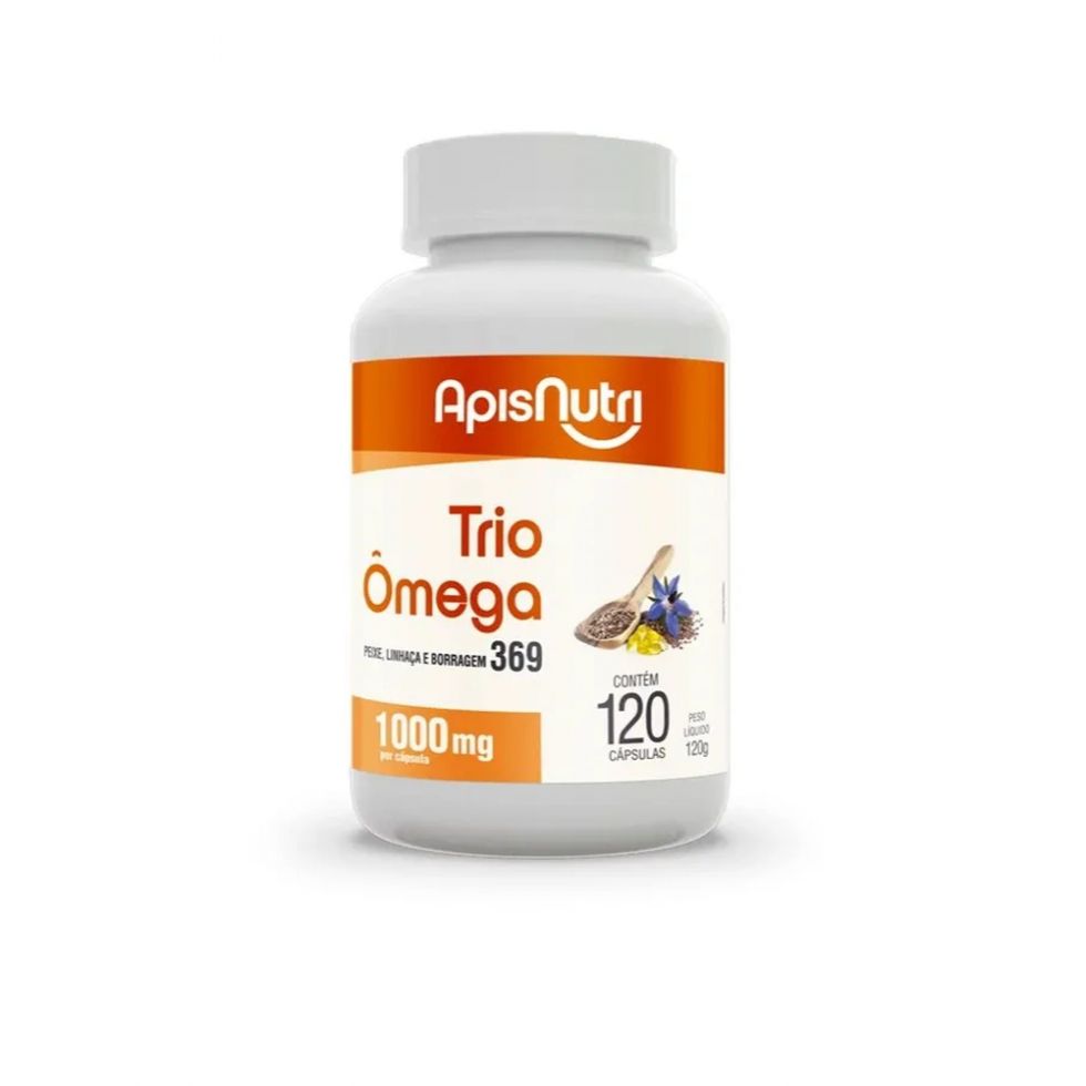 Trio Ômega 3, 6 e 9 (120 caps) - Apisnutri