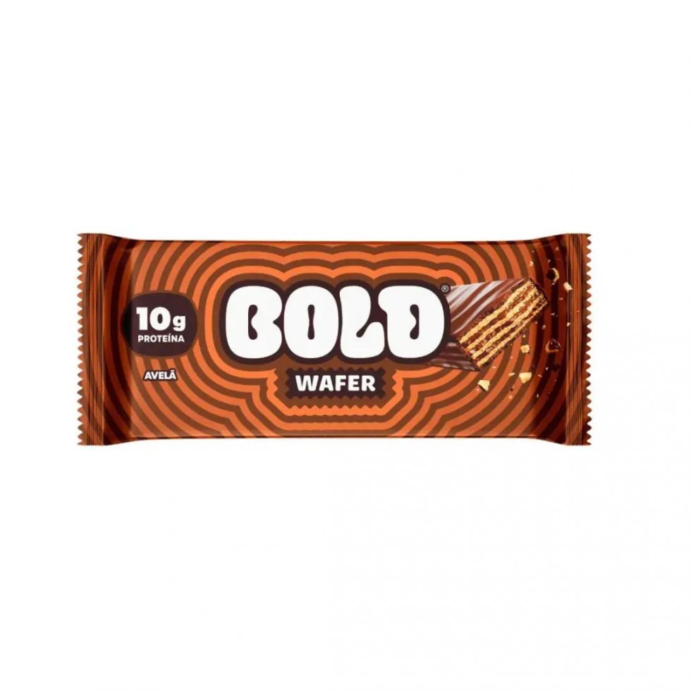Barra Bold Wafer da Bold de 40 g na embalagem individual