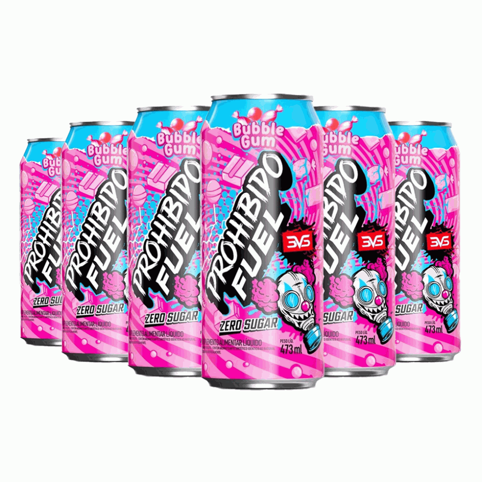 Prohibido Fuel Pré-Treino Drink Pack (6 unid. de 473ml) - 3VS