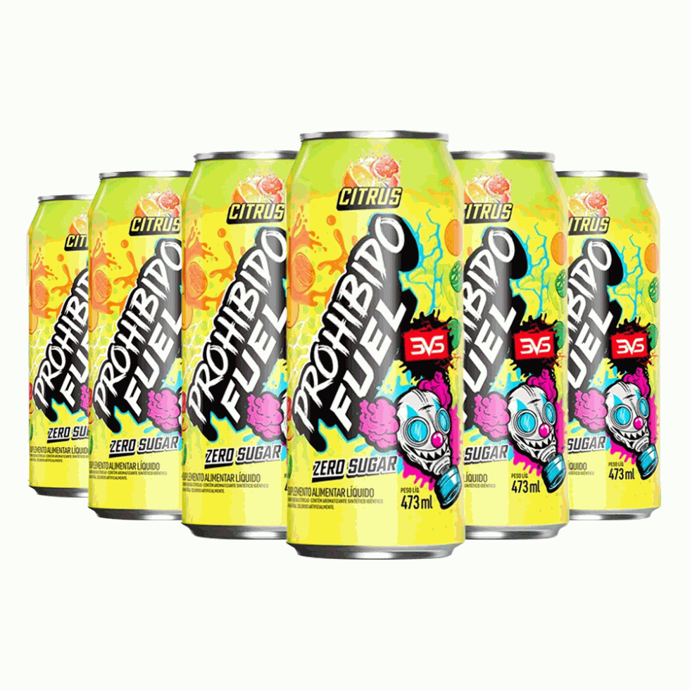 Prohibido Fuel Pré-Treino Drink Pack (6 unid. de 473ml) - 3VS