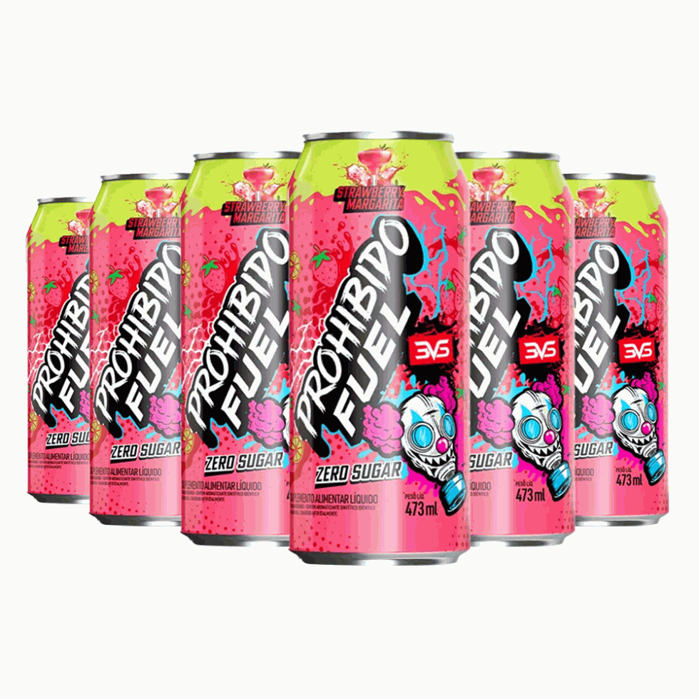 Prohibido Fuel Pré-Treino Drink Pack (6 unid. de 473ml) - 3VS