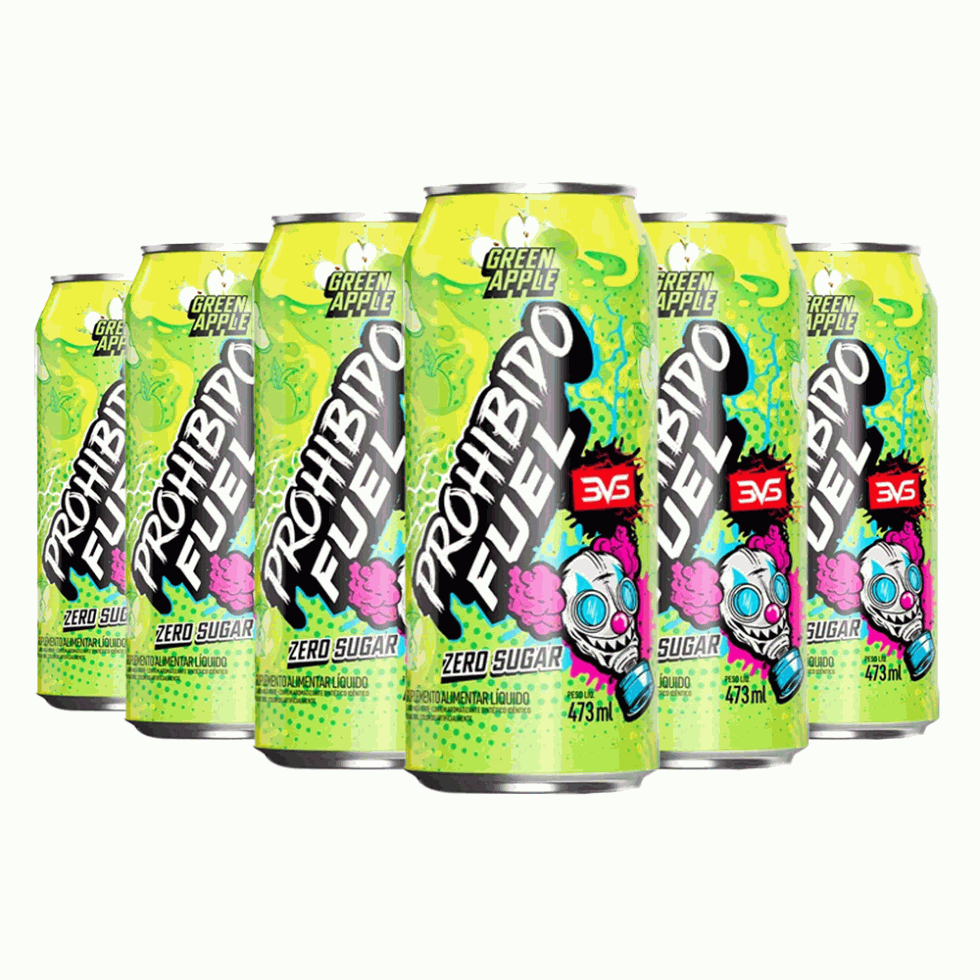 Prohibido Fuel Pré-Treino Drink Pack (6 unid. de 473ml) - 3VS