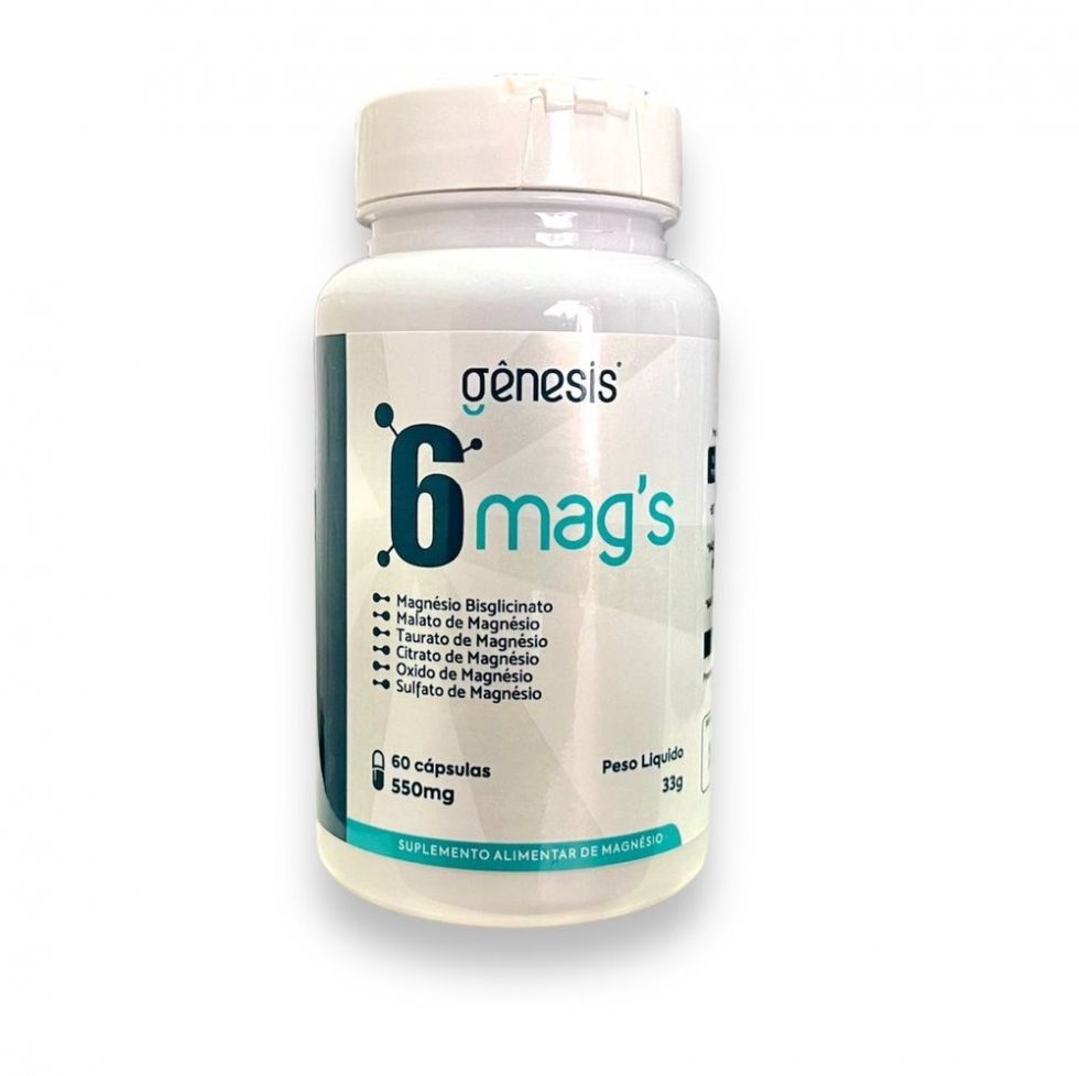 6 Mag's 550mg (60 caps) - Gênesis
