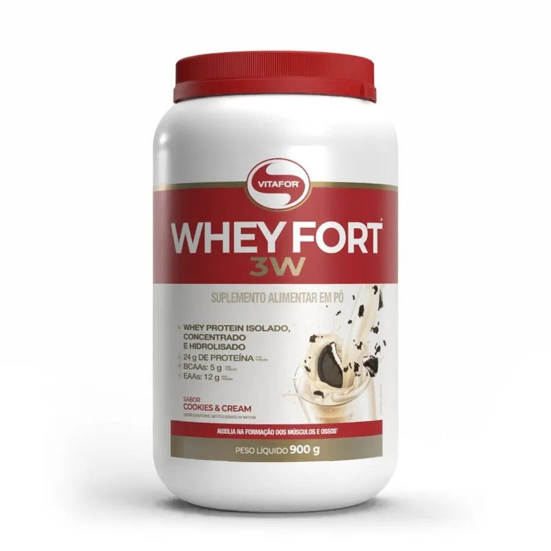 Whey Fort 3W 900g - Vitafor