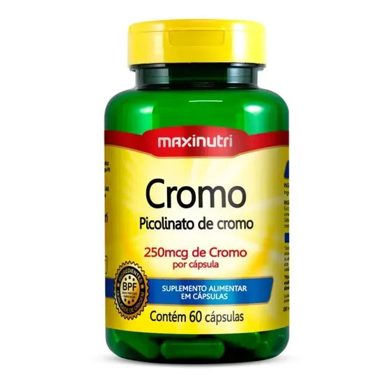 Picolinato de Cromo (60 caps) - MaxiNutri